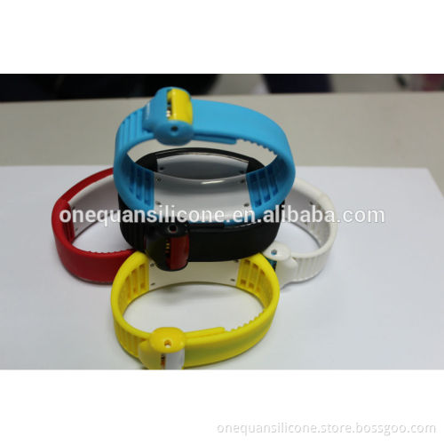 silicone pedometer watch with usb flash drive